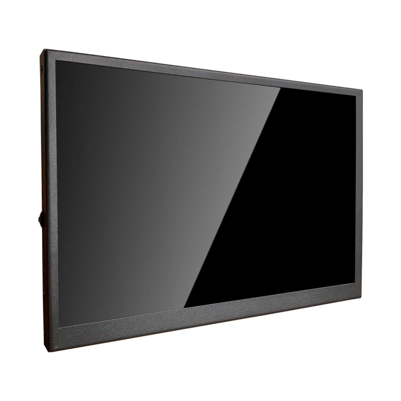 Compact display with a slim metal enclosure